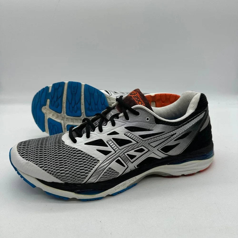 ASICS T6D0N Mens Size 13 4E Silver Gel-Cumulus 18 Extra Wide Running Shoes